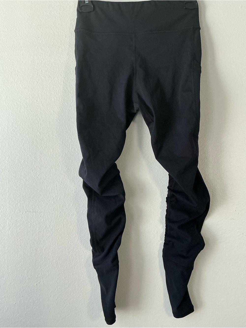 Sweetflexx  Ruched High Waist Resistance Band Activewear Leggings Black Size 6⁠